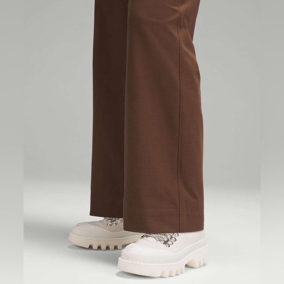 Lululemon City Sleek 5 Pocket High-Rise Wide-Leg Pant 30 | Java | Utilitech - Picture 6 of 10